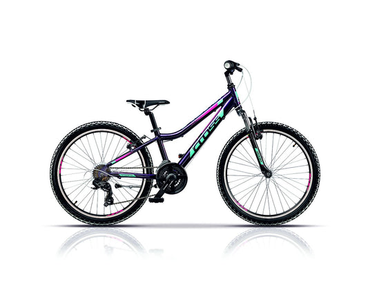 Детско колело Cross SPEEDSTER Alloy 24" Лилав